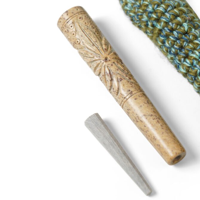 Soapstone Chillum 6" | Marble