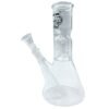 8" Glass Percolator Beaker Bong -Clear
