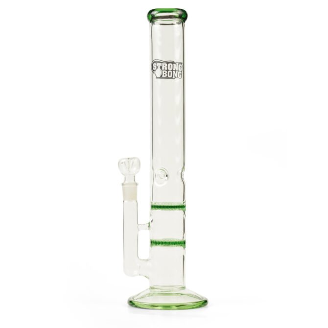 Glass Bong 16" | Double Honeycomb Percolator