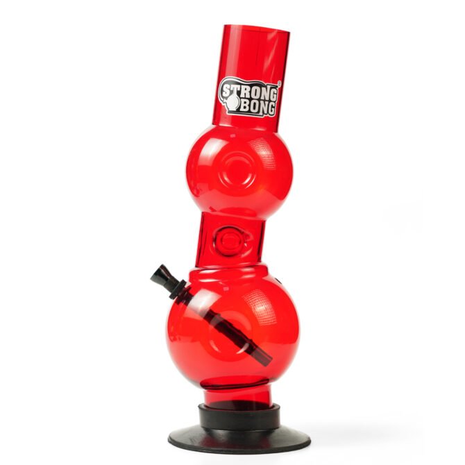 Acrylic Ice Bong 12" | Red