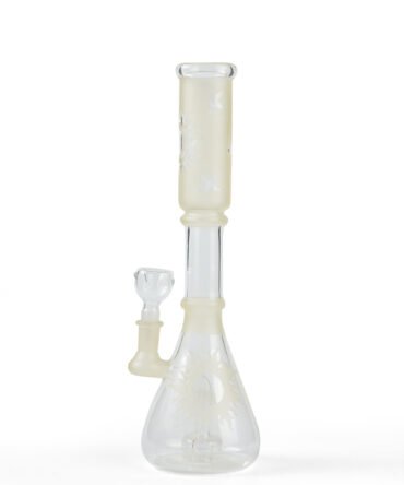 Gloow-in-the-dark Glass Percolator Bong 12"