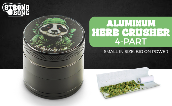 Aluminium Herb Crusher | 40mm 4-Part | Limited Edition - Image 9