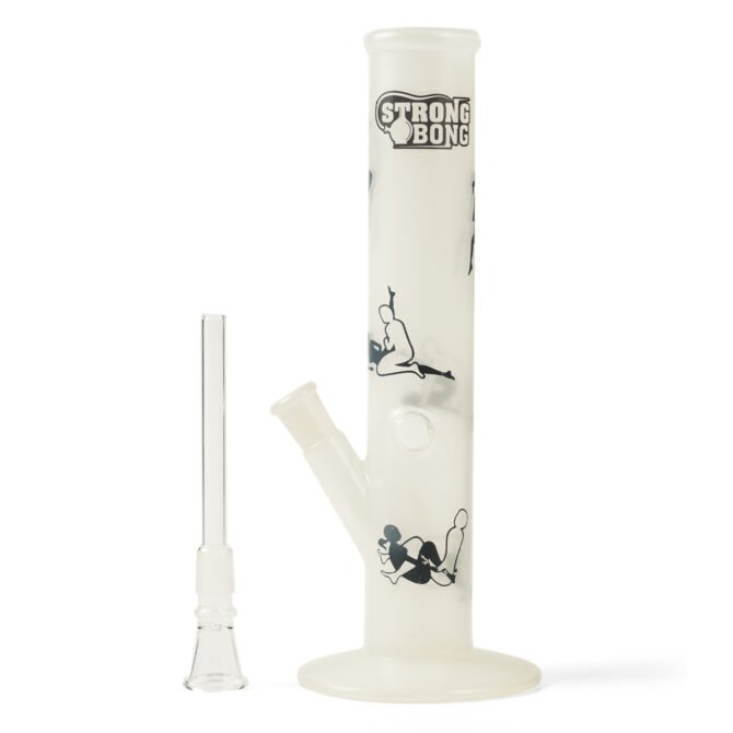 Glass Bong 12" | Straight | Kamasutra Print - Image 2