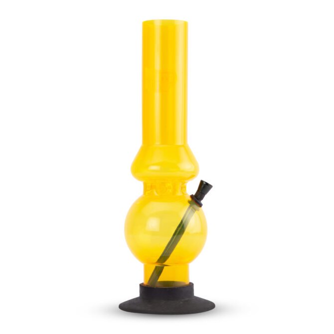 Acrylic Ice Bong 12" | Classic | Yellow - Image 2