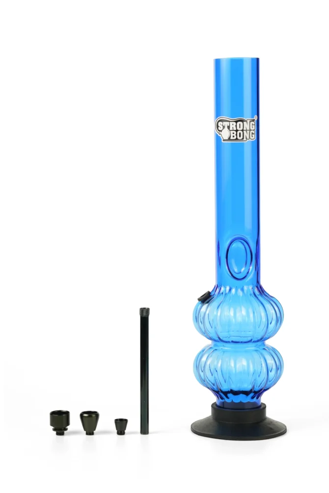 Acrylic Ice Bong 16" | Blue - Image 2