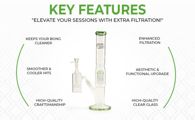 Glass Percolator Ash Catcher 14.4mm - Image 7