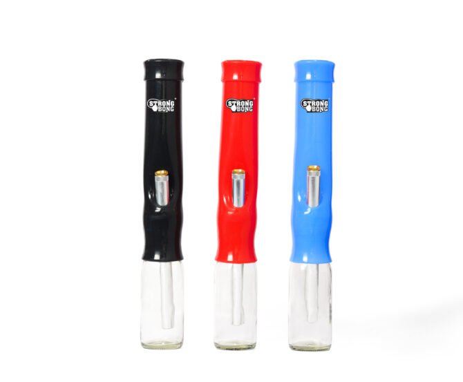 Silicone Glass Bottle Bong 14"