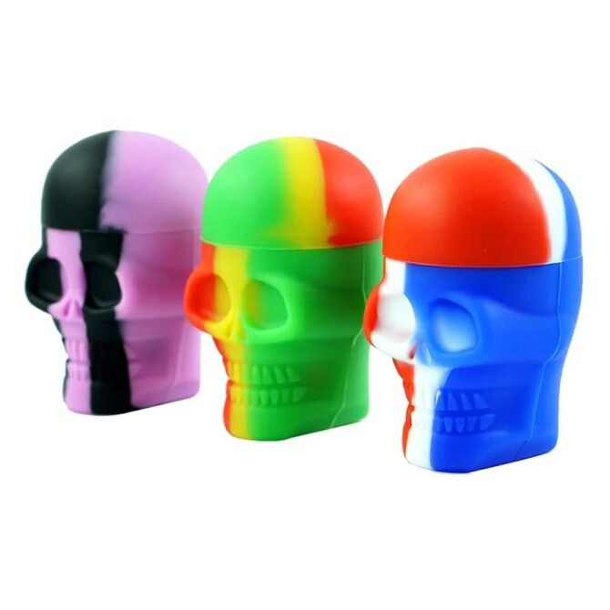 Silicone Dabcase 15ml | Skull - Image 8