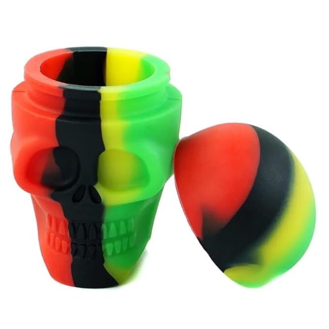 Silicone Dabcase 15ml | Skull