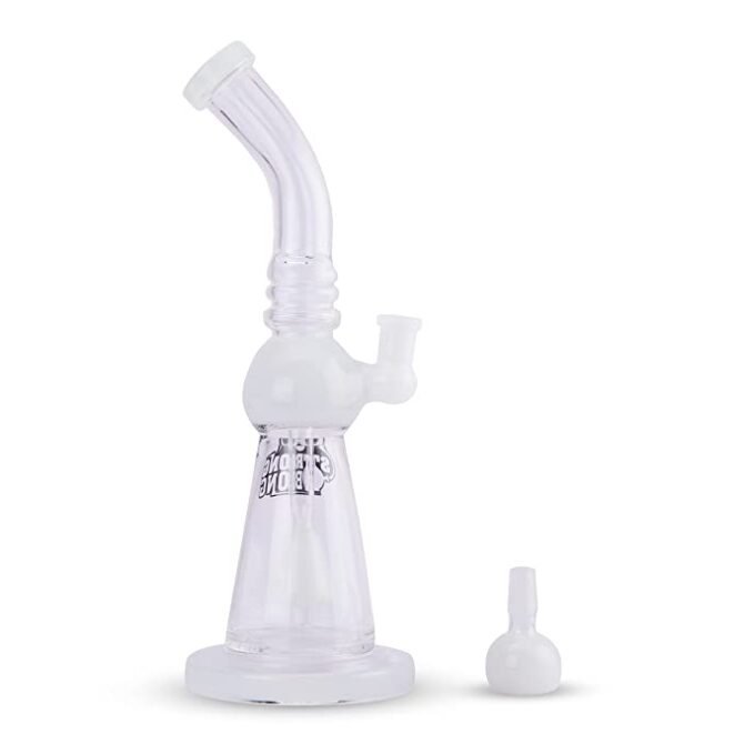 Glass Percolator Bong 12" | Super Thick | Bent Neck - Image 2