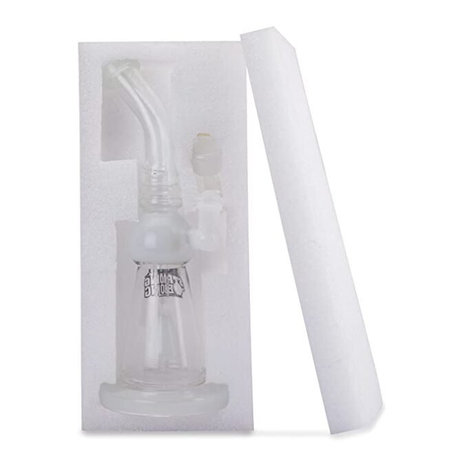 Glass Percolator Bong 12" | Super Thick | Bent Neck - Image 3