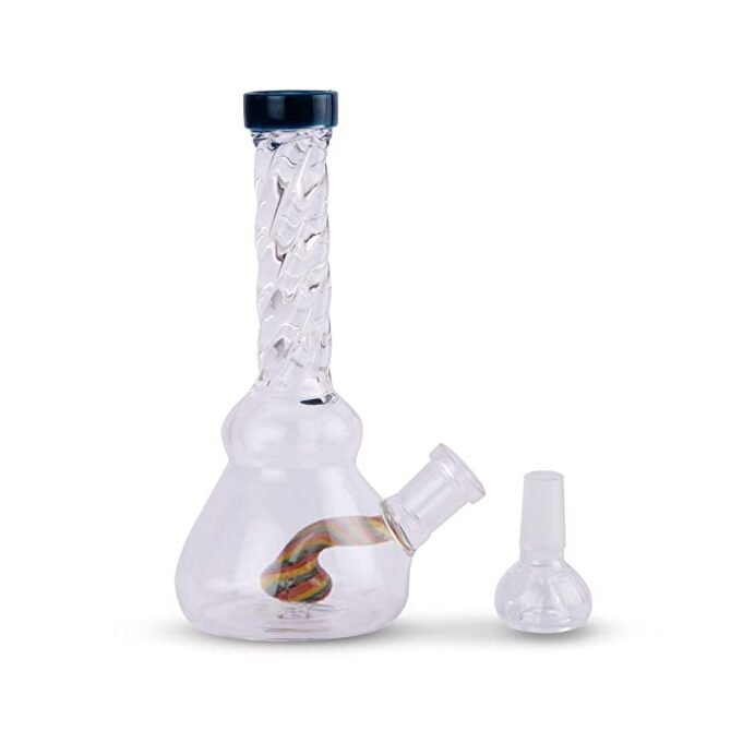 Mini Glass Percolator Bong 6" - Image 2