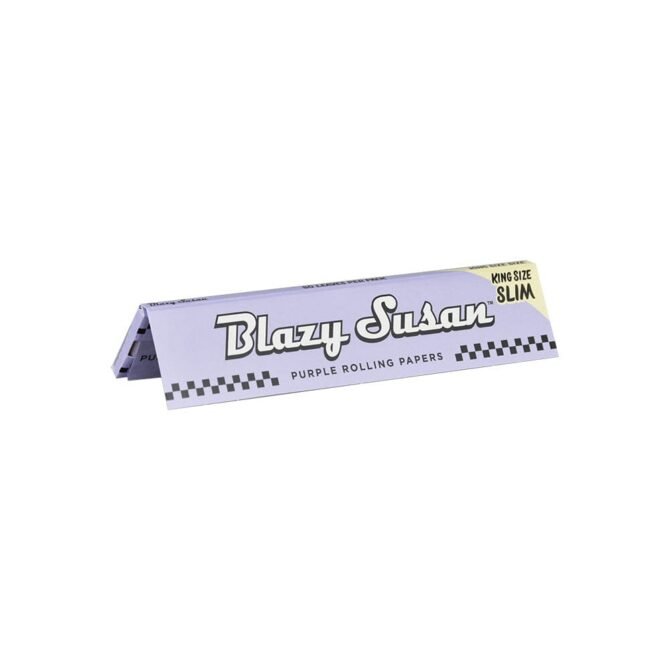 King Size Slim Blazy Susan Purple Rolling Papers