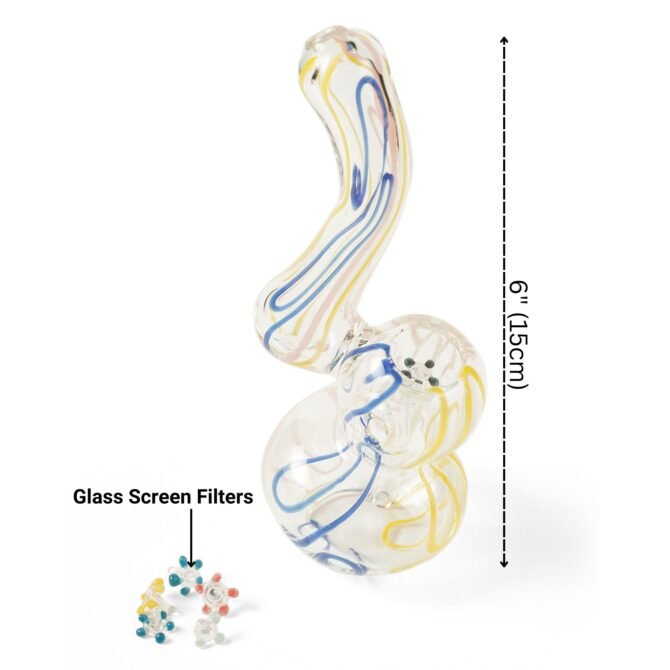 Glass Bubbler 6" - Image 3