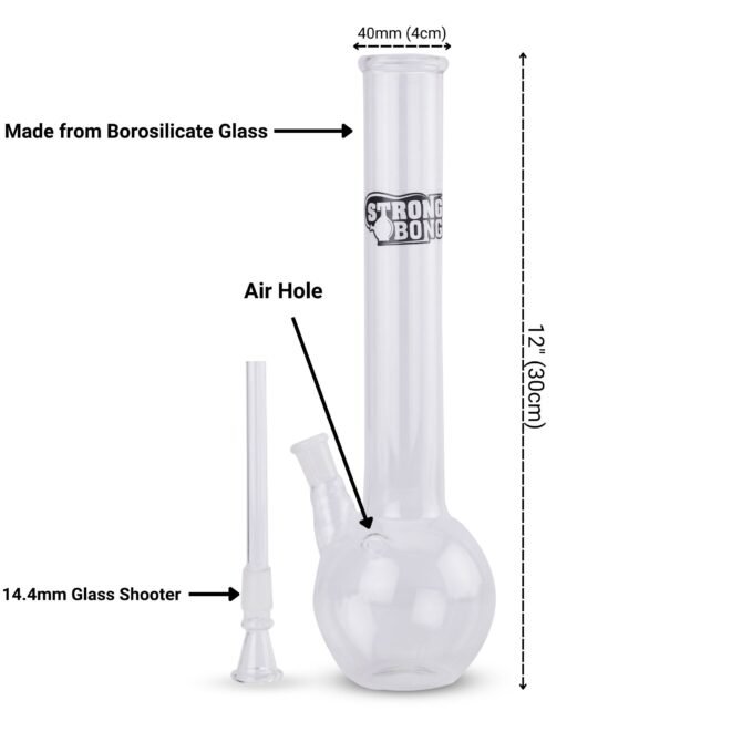 Glass Bong 12" | Classic Bulb - Image 4