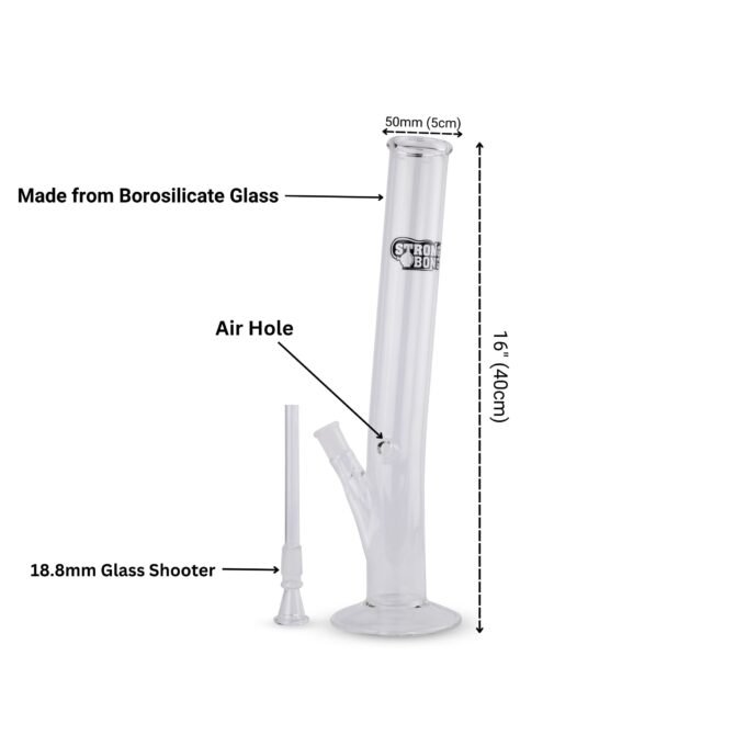 Glass Bong 16" | Bent Neck - Image 3