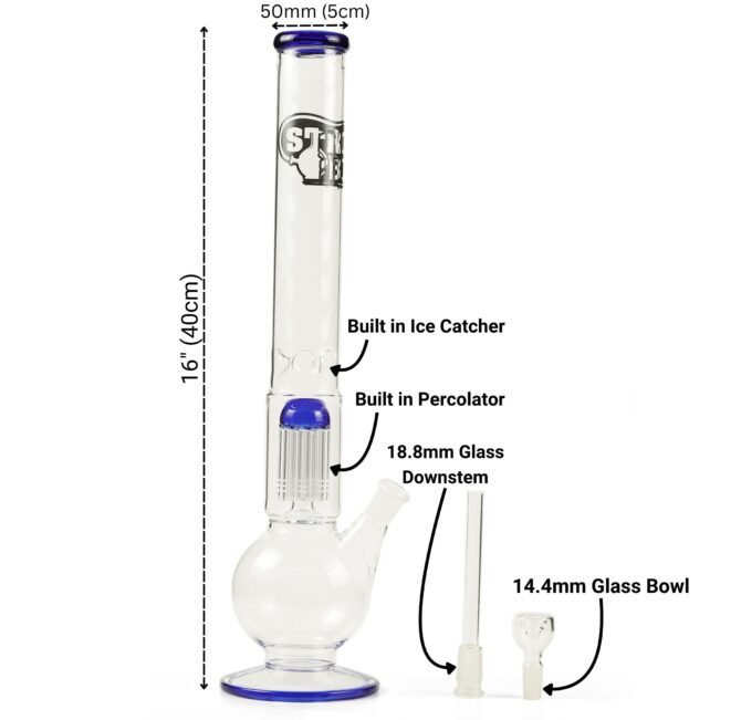 Glass Bong 18" | Tree Percolator - Image 4