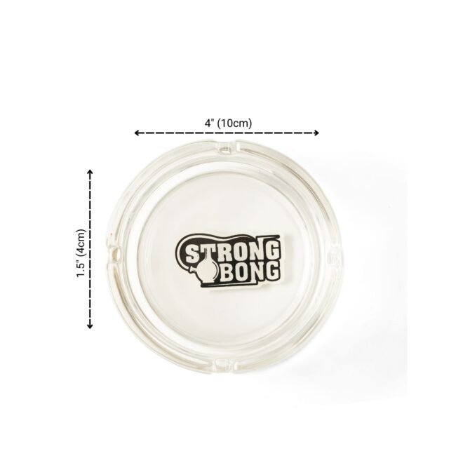 Glass Round Ashtray 4" | Classic - Image 3