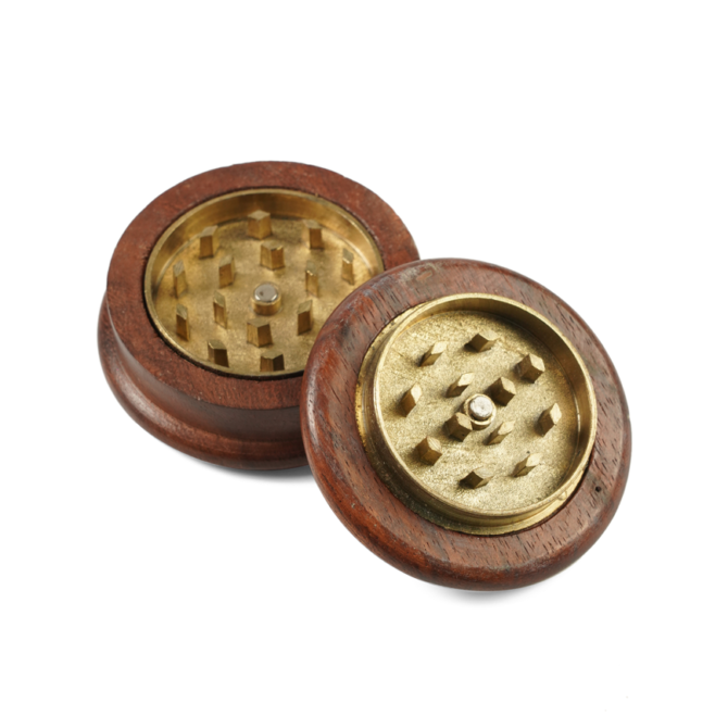 Wooden Metal Grinder | Gold - Image 2