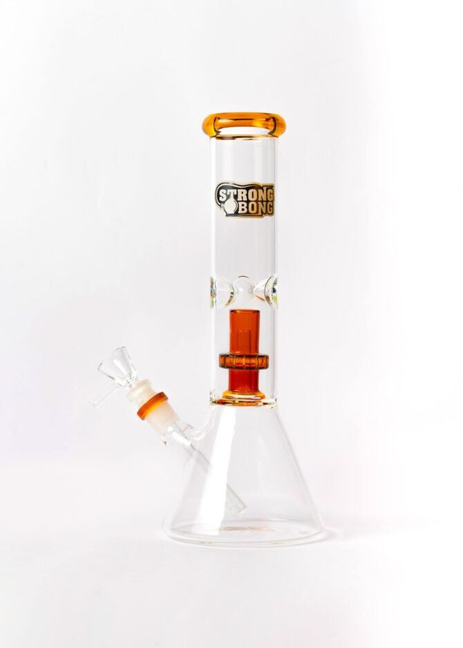 Glass Beaker Bong 12" | UFO Showerhead Percolator