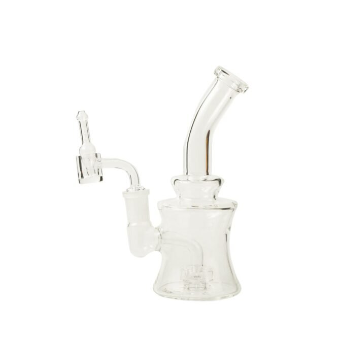 Glass Dab Rig 8" with Quartz Banger