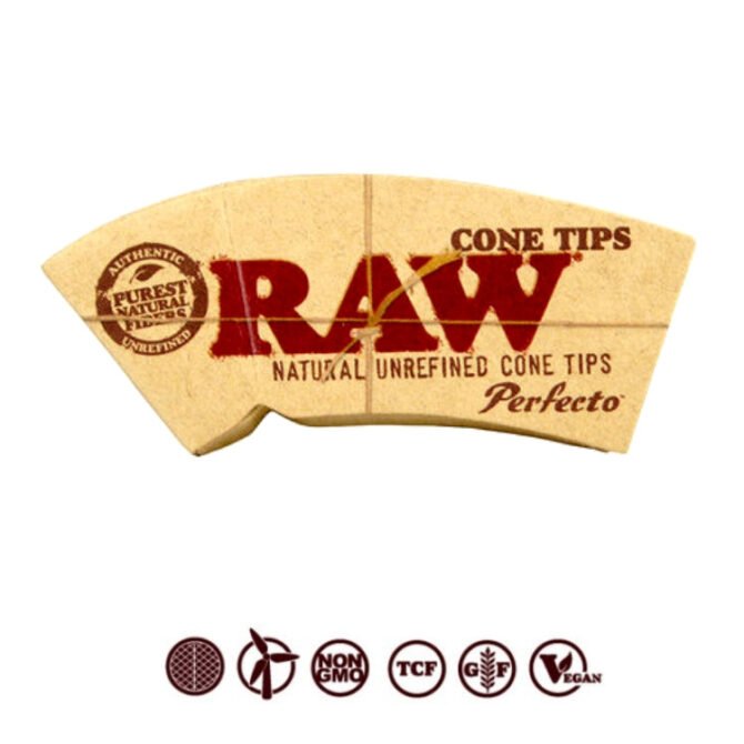 RAW Perfecto Cone Filter Tips - 32 Tips