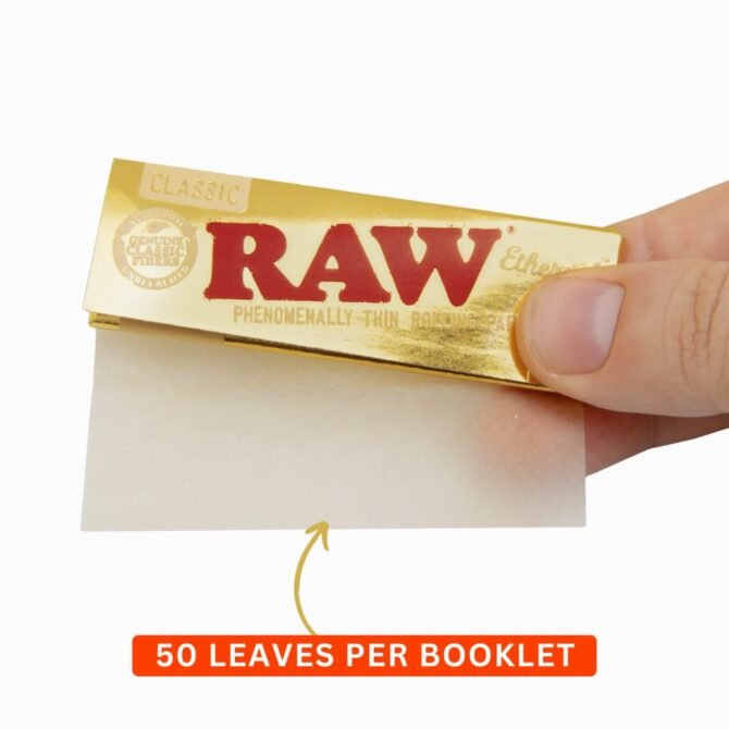 RAW Ethereal Rolling Paper 1 1/4 Size - Image 2
