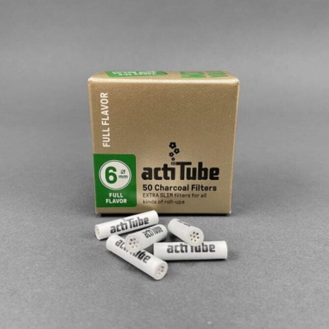 ActiTube Activated Charcoal Extra Slim Filters - 50 Tips (6mm full flavour) - Image 4