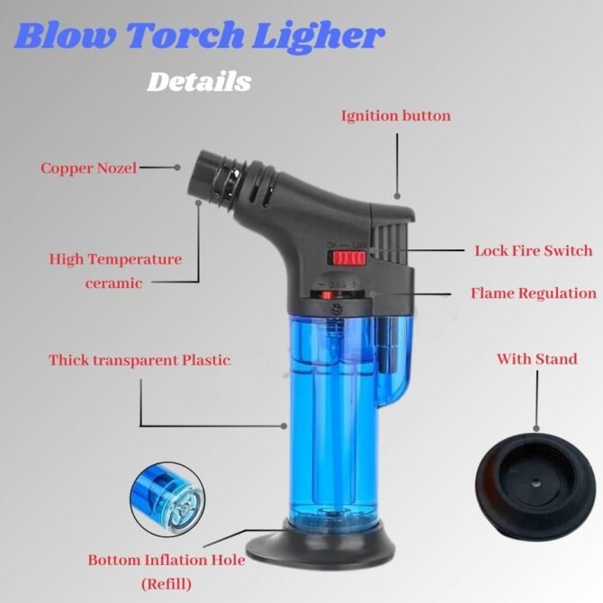 Blow Torch Jet Lighter (Refillable) - Image 4