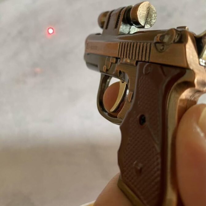 Gun Jet Lighter (Refillable) with Laser - Image 5