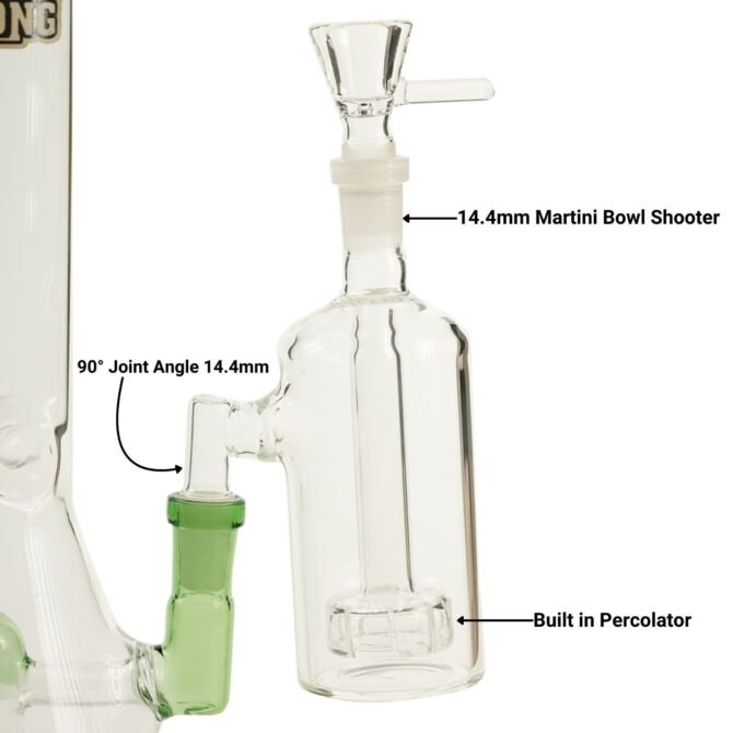 Glass Percolator Ash Catcher 14.4mm (90°) - Image 3