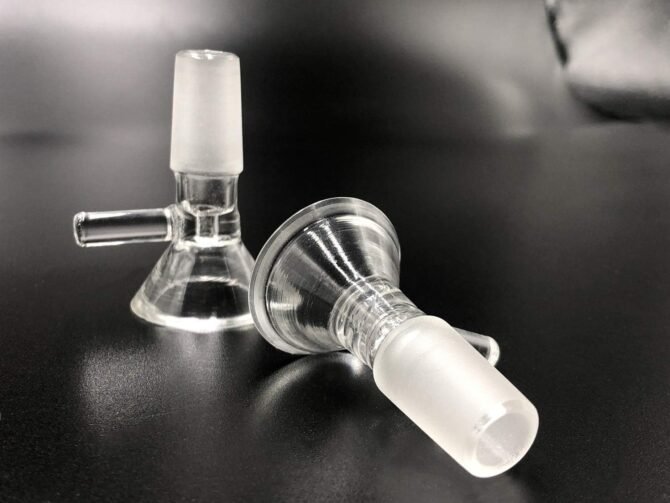 Glass Martini Bowl Shooter|14.4mm Male Joint – Pack of 2 - Image 4
