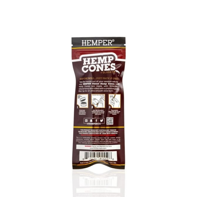 HEMPER Sweet Flavored Cones with Glass Filter Tip – 2-Pack - Image 5