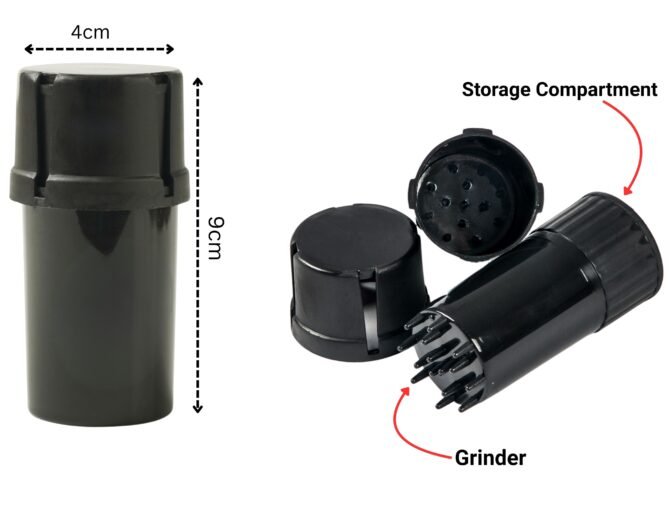 GrindTainer – Smell-Proof Herb Storage Container with Built-In Grinder - Image 4
