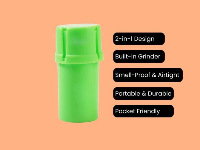 GrindTainer – Smell-Proof Herb Storage Container with Built-In Grinder - Image 13