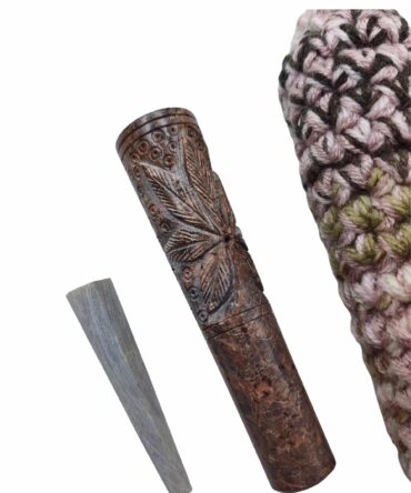 Soapstone Chillum 4″ | Marble